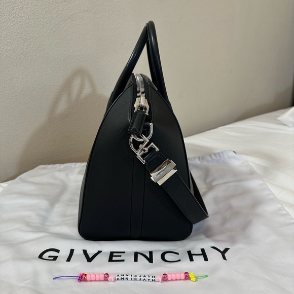 Givenchy Antigona Bag Medium - Black Leather, Silver Hardware ($2,650 Retail) - Picture 5 of 12
